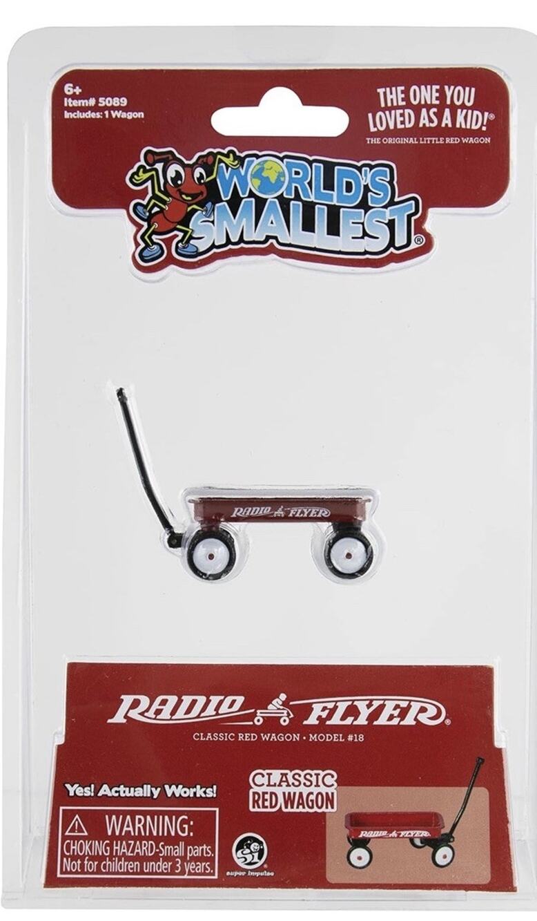🔥Super Impulse Worlds Smallest Radio Flyer Wagon BNWT🔥
